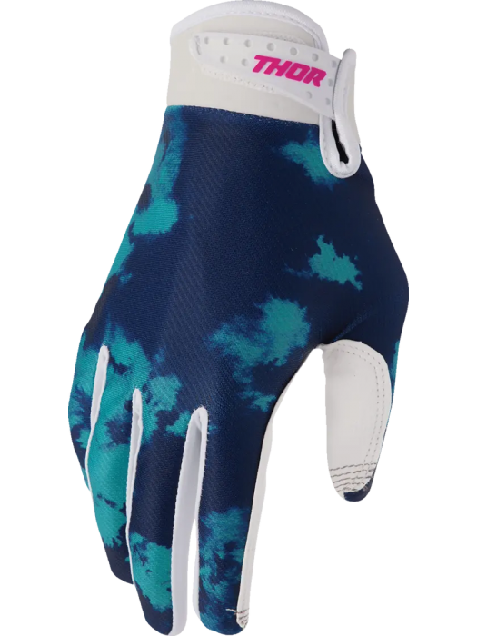 Ръкавици THOR Launchmode Bleach WHT/AQ
